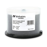 Verbatim DVD+R 94917 4.7GB 16X DataLifePlus White Inkjet 50PK