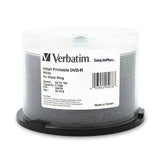 Verbatim DVD-R 95078 4.7GB 16X DataLifePlus White Inkjet 50PK Spindle TAA