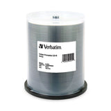 Verbatim CD-R 95251 700MB 52X White Inkjet Printable 100PK Spindle