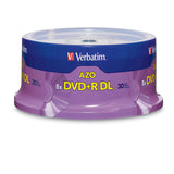 Verbatim DVD+R DL 96542 8.5GB 8X Branded 30PK Spindle