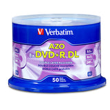 Verbatim DVD+R DL 97000 8.5GB 8X Branded 50PK Spindle