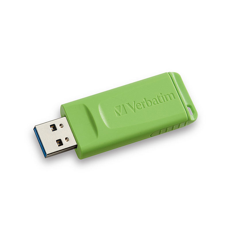 Verbatim Store 'n' Go USB Flash Drive, 97002, 4GB, USB 2.0, Red, Green, Blue, 3PK, TAA