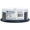 Verbatim BD-R DL 97334 50GB 6X White Inkjet Printable 25PK Spindle TAA