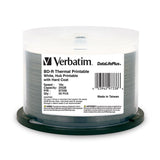Verbatim BD-R 97338 25GB 16X White Thermal Printable 50PK Spindle TAA