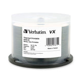 Verbatim DVD-R 97671 4.7GB 16X VX White Thermal Printable