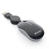 Verbatim Mini Travel Optical Mouse 98113 Commuter Series Black