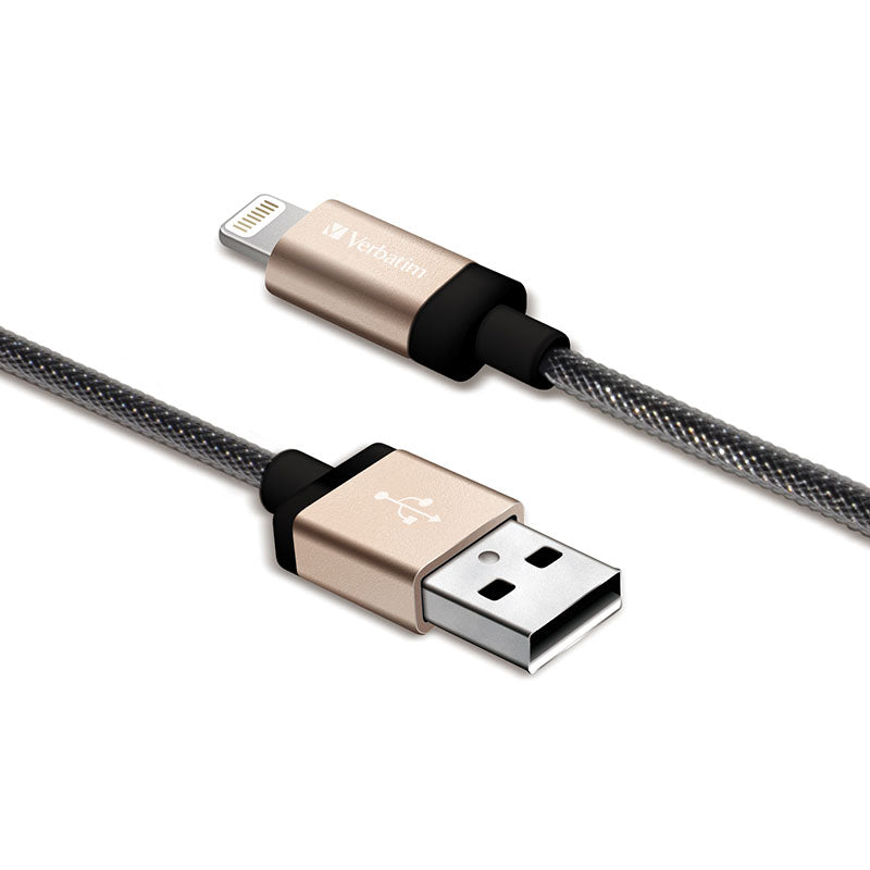 Verbatim Sync and Charge Lightning Cable 47 in. Braided