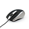 Verbatim Bravo Corded Notebook Optical Mouse 99741 Silver