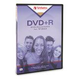 Verbatim DVD+R 94301 4.7GB 2.4X Branded DVD-Video Box Video