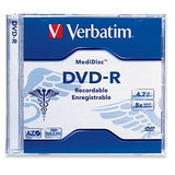 Verbatim MediDisc DVD-R 94905 4.7GB 8X Branded Thermal Printable